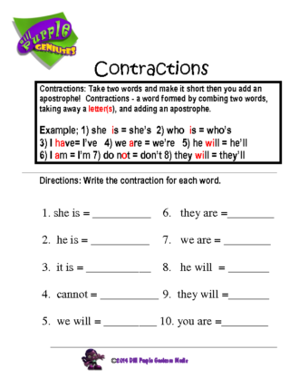 Contractions