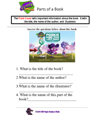 Parts of a book