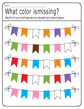 Festive patterns worksheets 3