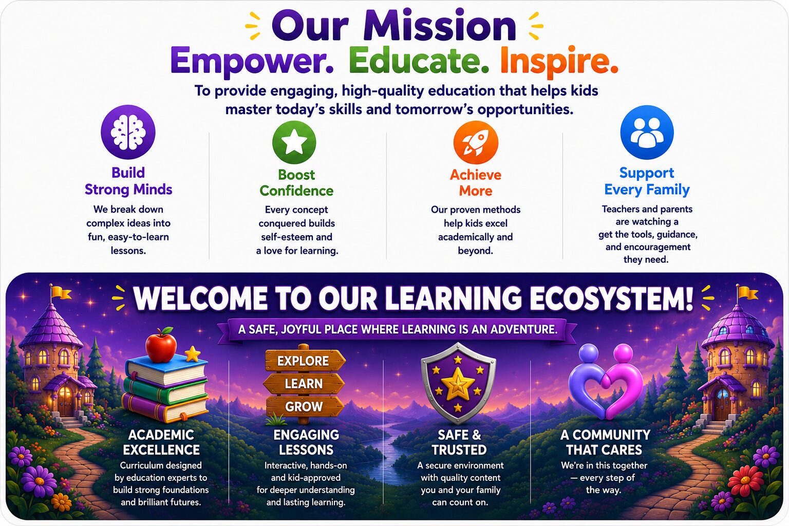 Our Mission - Dill Purple Geniuses