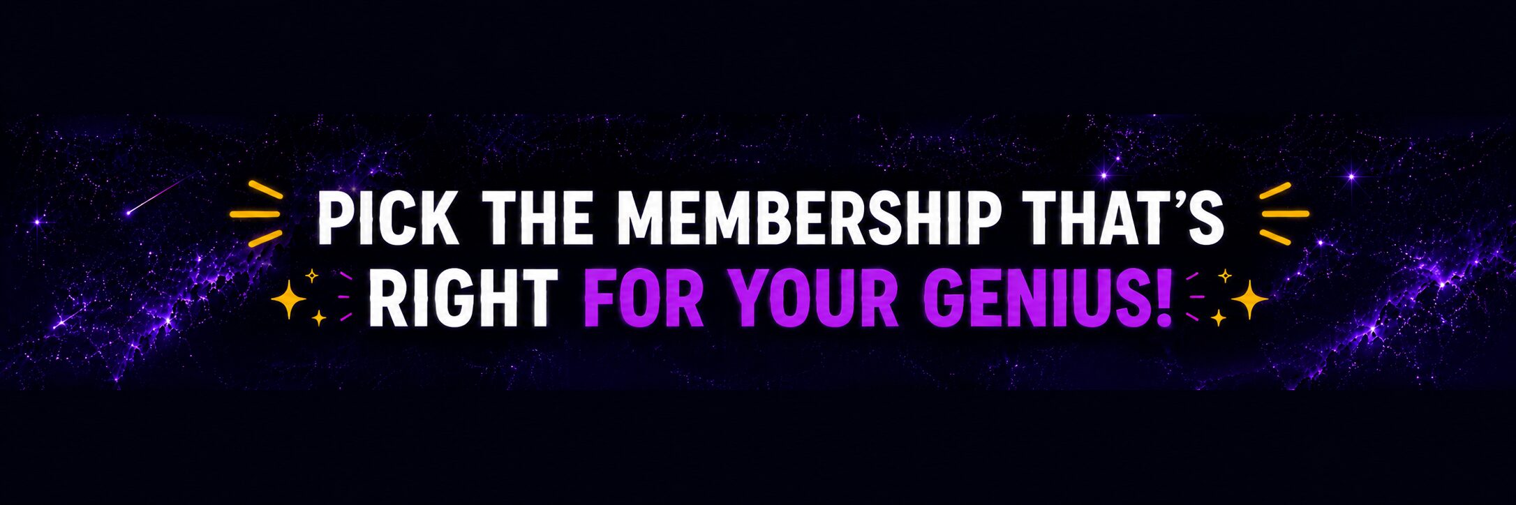 Join the Purple Genius Family