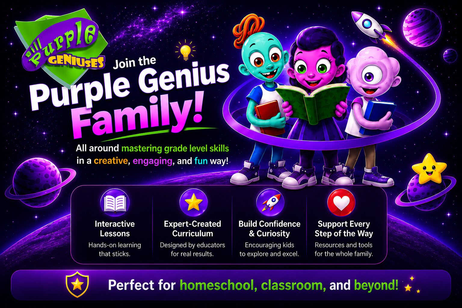 Join the Purple Genius Family