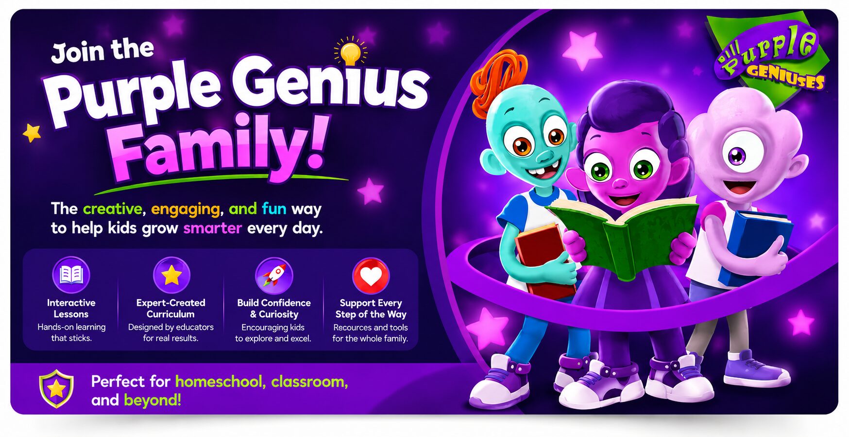 Join the Purple Genius Family - Dill Purple Geniuses Membership