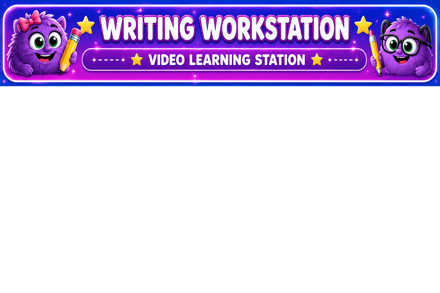 Writing Workstation Header
