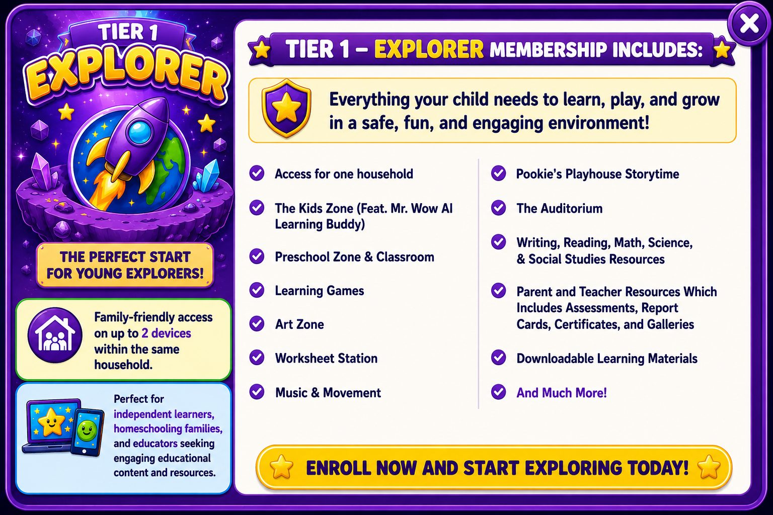 Tier 1 Explorer Details